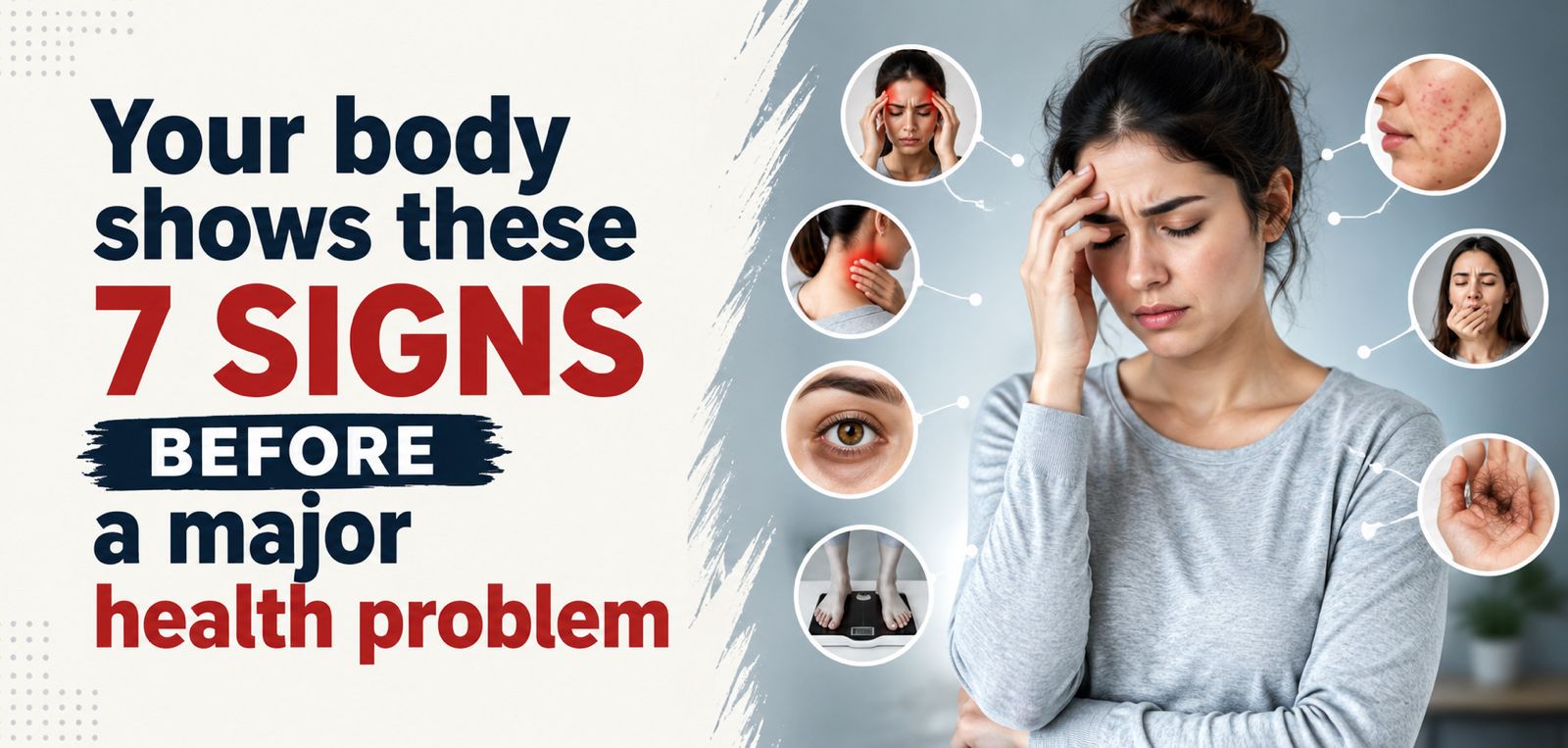 Your Body Shows These 7 Signs Before a Major Health Problem
