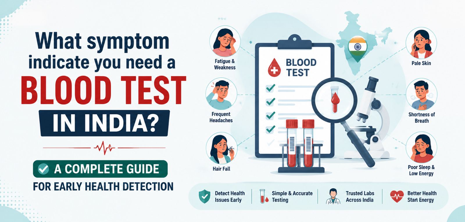 What Symptoms Indicate You Need a Blood Test in India? A Complete Guide for Early Health Detection